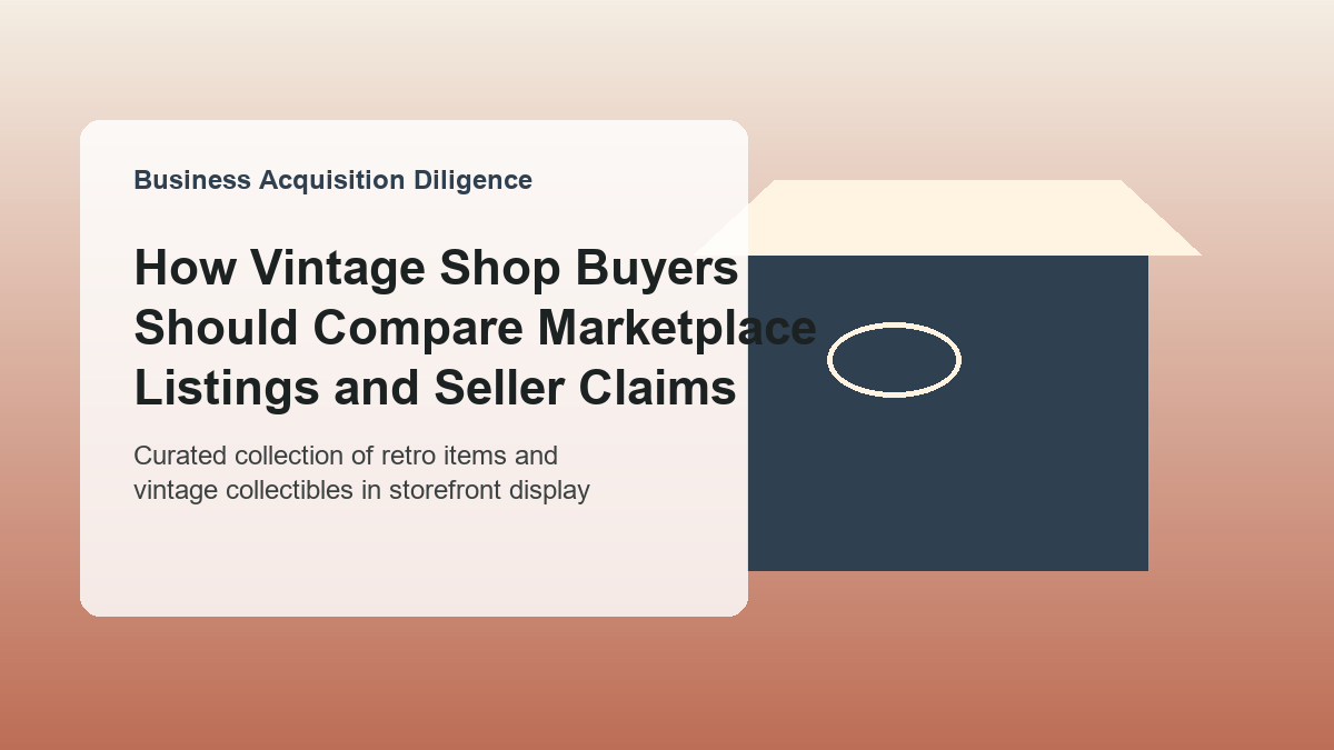 Curated collection of retro items and vintage collectibles in storefront display